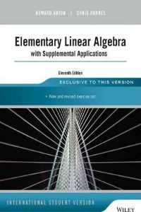 Image of Elementary Linear Algebra with Supplemental Applications