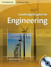 Cambridge English for Engineering Student's Book with Audio CD